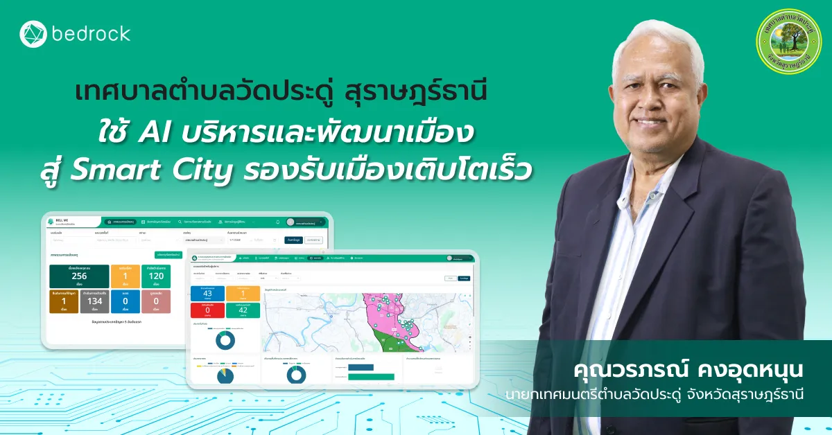 เมื่อเมืองโตเร็ว เทศบาลตำบลวัดประดู่ สุราษฎร์ธานี จึงใช้ AI และเทคโนโลยี มาบริหารและพัฒนาเมืองให้เป็น Smart City มาดูวิสัยทัศน์ของนายกฯ วรภรณ์ คงอุดหนุนกัน