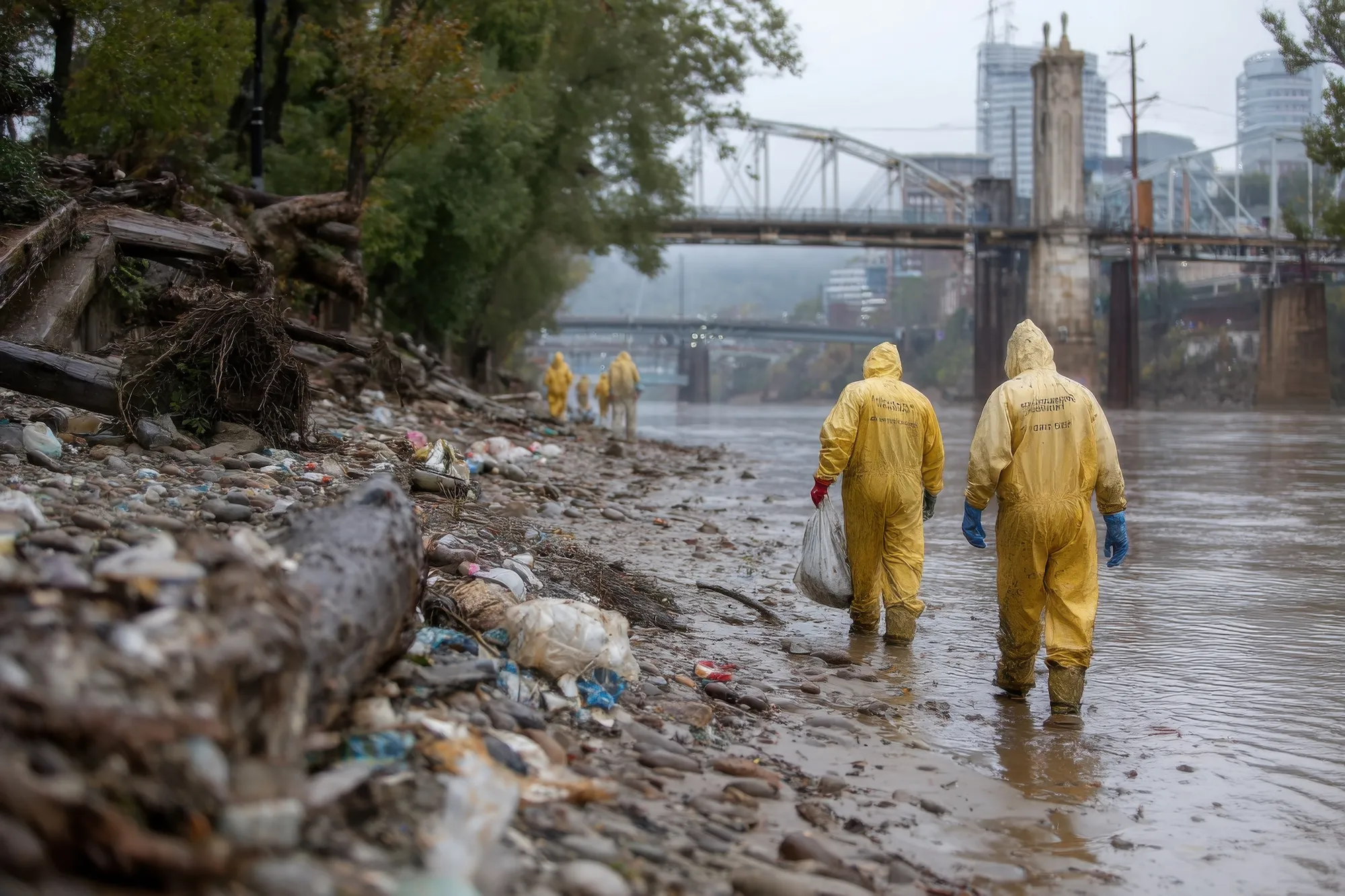 การแก้ไขปัญหาขยะในชุมชนหลังเกิดอุทกภัย
