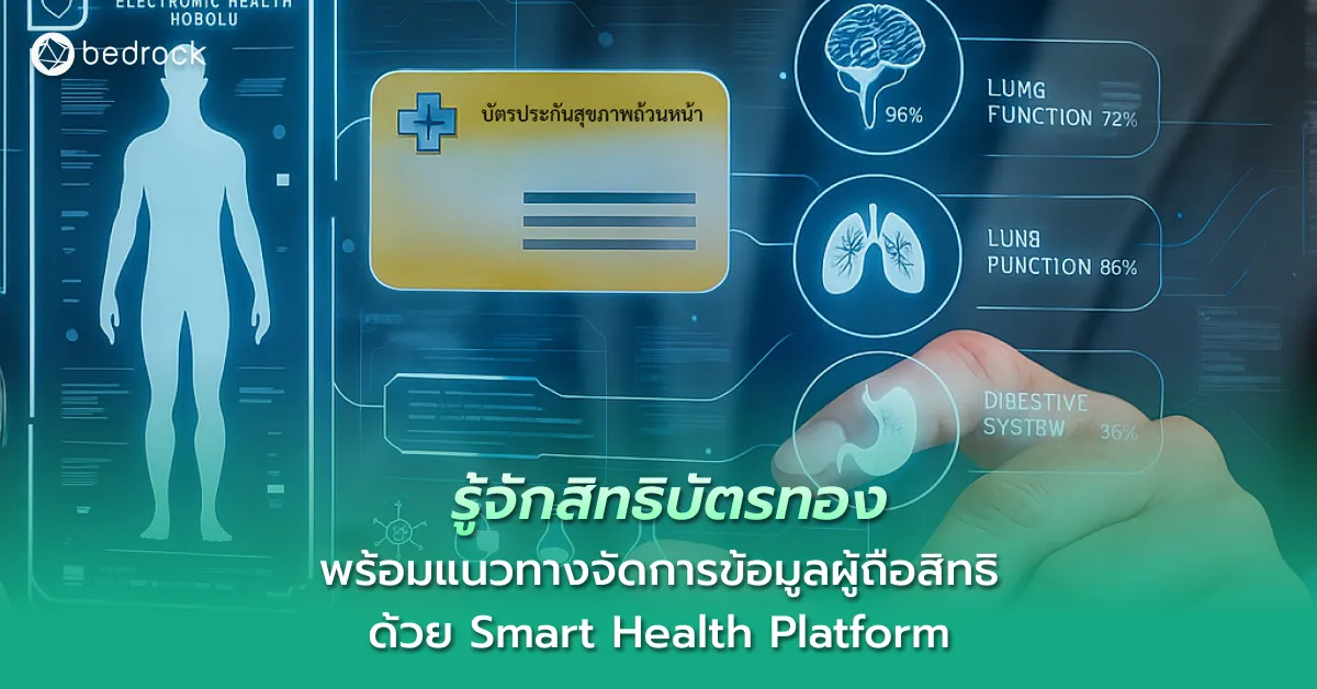 สิทธิบัตรทองหรือบัตร 30 บาทปี 2568 มีอะไรบ้าง แล้ว อบจ. และ รพ.สต. ที่ต้องดูแลผู้ถือบัตรทองจำนวนมากจะใช้เครื่องมือดิจิทัลอะไรช่วยจัดการให้ทั่วถึง ดูเลย